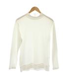 ユナイテッドアローズ UNITED ARROWS Tシャツ M 白 長袖 モックネック 無地 /JP