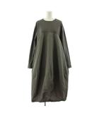 ビアズリー BEARDSLEY ガリャルダガランテ 24AW マルワンピ ワンピース ロング マキシ 長袖 切替 1 グレー BEZ1042309A0009 /KU