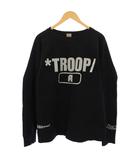 TROOP スウェット トレーナー 長袖 ロゴ L 黒 /KH