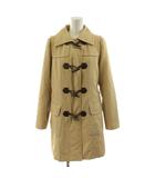 バーバリーブルーレーベル BURBERRY BLUE LABEL ノバチェック ダッフルコート ミドル丈 中綿 アウター 38 ベージュ FNF27-725-42 /AN60