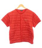 モンベル Montbell U.L.ダウンラウンドネックT ダウンジャケット 半袖 L 赤 1101424 /TK