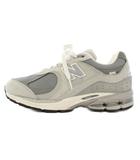 ニューバランス NEW BALANCE ローカットスニーカー シューズ 厚底 ロゴ スエード メッシュ 切替 US6.5 24.5cm グレー M2002RXJ /BB