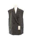 スピック&スパン Spick&Span 25AW メランジダブルブレストジレ ベスト 38 グレー 25010200106130 /KH