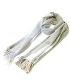 ジョンストンズオブエルガン Johnstons of Elgin マフラー フリンジ カシミヤ チェック柄 190×70cm マルチカラー /BB