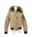カナダグース CANADA GOOSE LABRADOR ダウンジャケット フーディ ファー S ベージュ 7967JLR /KH