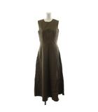 CHINO ST WASH VOLUME DART DR ワンピース ノースリーブ 2 カーキ 9305530 /AN19