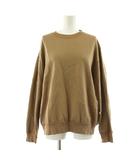 オーラリー AURALEE 22AW ELASTIC HIGH GAUGE SWEAT P/O スウエット トレーナー 長袖 裏起毛 1 茶 ブラウン A22AP02NU /KU