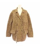 スナイデル SNIDEL ニットジャケット テーラード アウター ダブル ワンカラー F 茶 ブラウン SWNJ245238 /BB