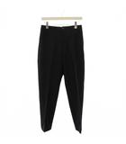 マディソンブルー MADISONBLUE SIDESTRIPE PANTS サイドストライプパンツ スラックス ジップアップ ワンカラー ウール 2 黒 ブラック MB244-3005 /BB