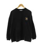 オニツカタイガー Onitsuka Tiger LONG SLEEVE GRAPHIC TEE ロングスリーブグラフィックティー Tシャツ カットソー 長袖 刺繍 M 黒 ブラック 2183B025 /KU