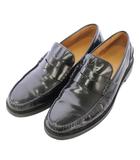 コールハーン COLE HAAN PENNY LOAFER ペニーローファー ラウンドトゥ ローヒール レザー ワンカラー 8.5 黒 ブラック C38552 /BB