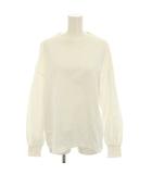 ハイク HYKE ロンT Tシャツ カットソー クルーネック 長袖 無地 ボリュームスリーブ 1 白 ホワイト 201-12231 011 /YT