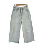 リーバイスプレミアム Levis PReMIUM デニムパンツ ジーンズ ワイド ボタンフライ USED加工 24 インディゴブルー /KU