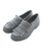 ハンター HUNTER リファインド フリンジ ペニー ローファー モカシン 22cm グレー フリンジ /RI ■OS