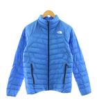 Thunder Jacket サンダージャケット ダウンジャケット ジップアップ ロゴプリント M 青 ブルー NY82212 /KU