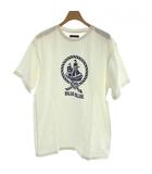 ブルーブルー BLUE BLUE Tシャツ 4 白 ホワイト 半袖 グラフィックプリント クルーネック /AP