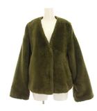 ジャーナルスタンダード JOURNAL STANDARD エコファージャケット ノーカラージャケット 上着 カーキ /HN