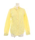 バーバリーブルーレーベル BURBERRY BLUE LABEL シャツ ホース 刺繍 長袖 36 黄色 /TK