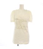 バーバリーブルーレーベル BURBERRY BLUE LABEL Tシャツ カットソー 半袖 ホース プリント 38 白 ホワイト /TK