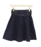 バーバリーブルーレーベル BURBERRY BLUE LABEL デニムスカート フレア ミニ 36 紺 E1S62-362-29 /KH