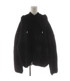 ジュンヤワタナベ JUNYA WATANABE AD2024 ニット セーター 長袖 フード ウール M 黒 ブラック JNーN011 /AN16