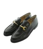 OLD GUCCI ローファー モカシン レザー 38.5C 25.5cm 黒 100 0374 /MI