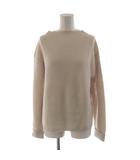 マーガレットハウエル MARGARET HOWELL 23AW ウールボトルネックニット セーター 2 ピンクベージュ 長袖 リブ編み 578-3263082 /AN73