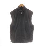 ベスト LL 黒 ブラック 無地 スタンドカラー NP-2802 /AN69