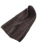 キジマタカユキ KIJIMATAKAYUKI WOOL KNIT HOOD ウールニットフード 編み込み ワンカラー 茶 ブラウン WKN-232915 /BB