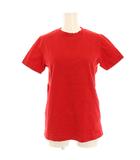 ナゴンスタンス nagonstans Tシャツ カットソー 38 赤 レッド 半袖 クルーネック 無地 470ES180-1350 /HN