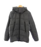 ナノユニバース nano universe ハイブリッドダウダウンジャケット アウター ジップアップ フード ワンカラー M ダークグレー BA82DWW00OS /BB