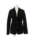 ラルフローレン RALPH LAUREN テーラードジャケット アウター シングル コーデュロイ ワンカラー 11 黒 ブラック /BB