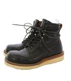 ホワイツ WHITE'S 4Qフォアマン ショートブーツ レースアップ レザー 6.5E 黒 767352 /KH