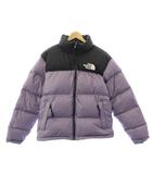 ザノースフェイス THE NORTH FACE Retro Nuptse Jacket レトロヌプシジャケット ダウン スタンドカラー ナイロン アウター ロゴ バイカラー S 紫 パープル 黒 ブラック NF0A3C8D /BB