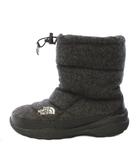 ザノースフェイス THE NORTH FACE NUPTSE BOOTIE WOOL 2 ヌプシブーティーウール2 スノーブーツ ショート 厚底 ロゴ 刺繍 US7 25cm グレー NF51591 /BB
