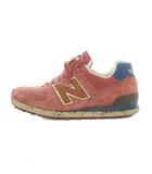 ニューバランス NEW BALANCE スニーカー 26cm 赤 レッド スエード US574DCL /RI ■OS