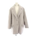 ドレスレイブ DRESSLAVE チェスターコート ウール モヘヤ混 ロング 38 グレー /HN