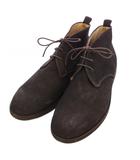 ノーリーズ Nolley's good man チャッカブーツ レースアップ スエード 43 茶 ブラウン /TK