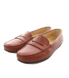 ア・テストーニ a.testoni ドライビングシューズ レザー 37.5 茶 ブラウン 47015 /AN27