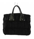 プラダ PRADA トートバッグ ハンドバッグ シャーリング 黒 /KH ■OH