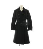 ポールスミス ブラック Paul Smith BLACK チェスターコート ロング丈 ダブル アウター 38 黒 ブラック CSCPMHW0903 /AN77