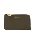 ロエベ LOEWE ペブル コインカードホルダー 小銭入れ グレインカーフレザー ダークカーキグリーン /KH ■OH