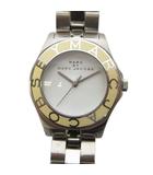 マークバイマークジェイコブス MARC by MARC JACOBS 腕時計 アナログ クォーツ 3針 ロゴ ベージュ シルバー色 MBM3048 /AN4