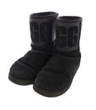 アグ オーストラリア UGG australia CLASSIC MINI SIDE LOGO ショートブーツ ムートンブーツ USA6 黒 S/N1096472 /TK