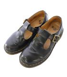 ドクターマーチン DR.MARTENS ローカットシューズ レザー 厚底 UK5 黒 ブラック /BB