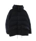 モンクレール MONCLER MAXIME GIUBBOTTO ダウンジャケット フード ジップアップ ウール 1 紺 ネイビー 420914180600 /KU