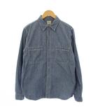 オアスロウ orslow デニム シャツ 長袖 3 ブルー /BM