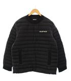 アヴィレックス AVIREX STETCH DOWN PULL OVER CREW NECK ダウンジャケット L ブラック 6102234 /BM