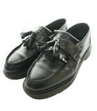 ドクターマーチン DR.MARTENS エイドリアン ADRIAN タッセルローファー モカシン フリンジ UK4 黒 ブラック /SS ■OS