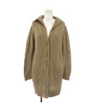 フォクシー FOXEY ニット カーディガン 長袖 ロング リネン ベージュ 35497 /BM